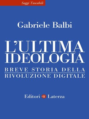cover image of L'ultima ideologia